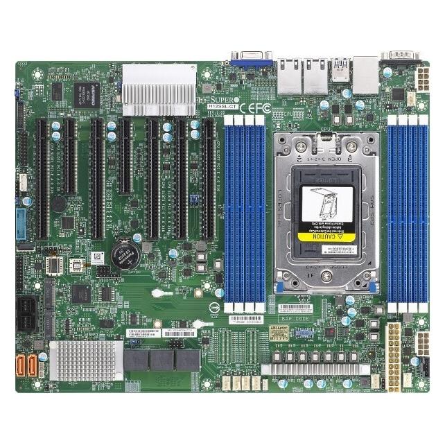 Supermicro H12SSL-CT - Motherboard - ATX - Socket SP3 (SP3, ATX) (MBD-H12SSL-CT-B)