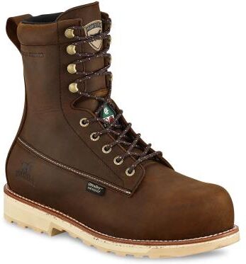 "Irish Setter By Red Wing Wingshooter ST 8"" NT WP PR (Men's) Work in Brown, Size 6.5 D, Leather"
