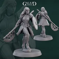 Female Fighter Axe and Shield von Galaad Miniatures aus Warriors Release