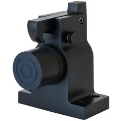 Kws, Türstopper, Boden-Türstopper mit Feststeller Typ 1010 Höhe 115 mm Aluminium schwarz matt (1x)