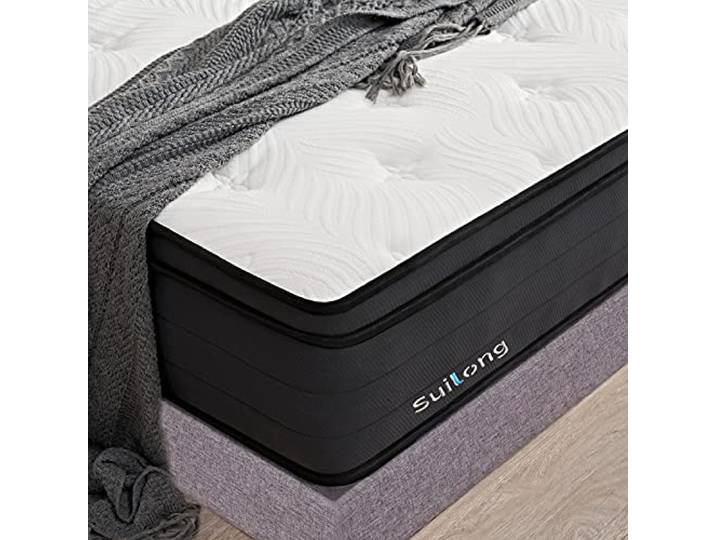 Suilong Luxus-Premium-Matratze 120x200x30cm Härte H3 H4, Produziert nach Deutschem Qualitätsstandard,1.000er Tonnentaschenfederkernmatratze 7-Zonen