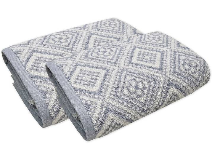 Badetücher FRAMSOHN FROTTIER Arabeske Duschtücher , beige (beige, naturweiß, grau, graphit), B:75cm L:150cm, Walkfrottier, Obermaterial: 100% Baumwolle, Handtücher, Badetücher, Badetuch, skandinavisch gemustert, hergestellt in Österreich