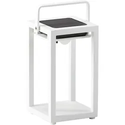 BEST-LIGHT Solarleuchte 15 x 14 x 28 cm, Aluminium Weiß - Auslaufartikel