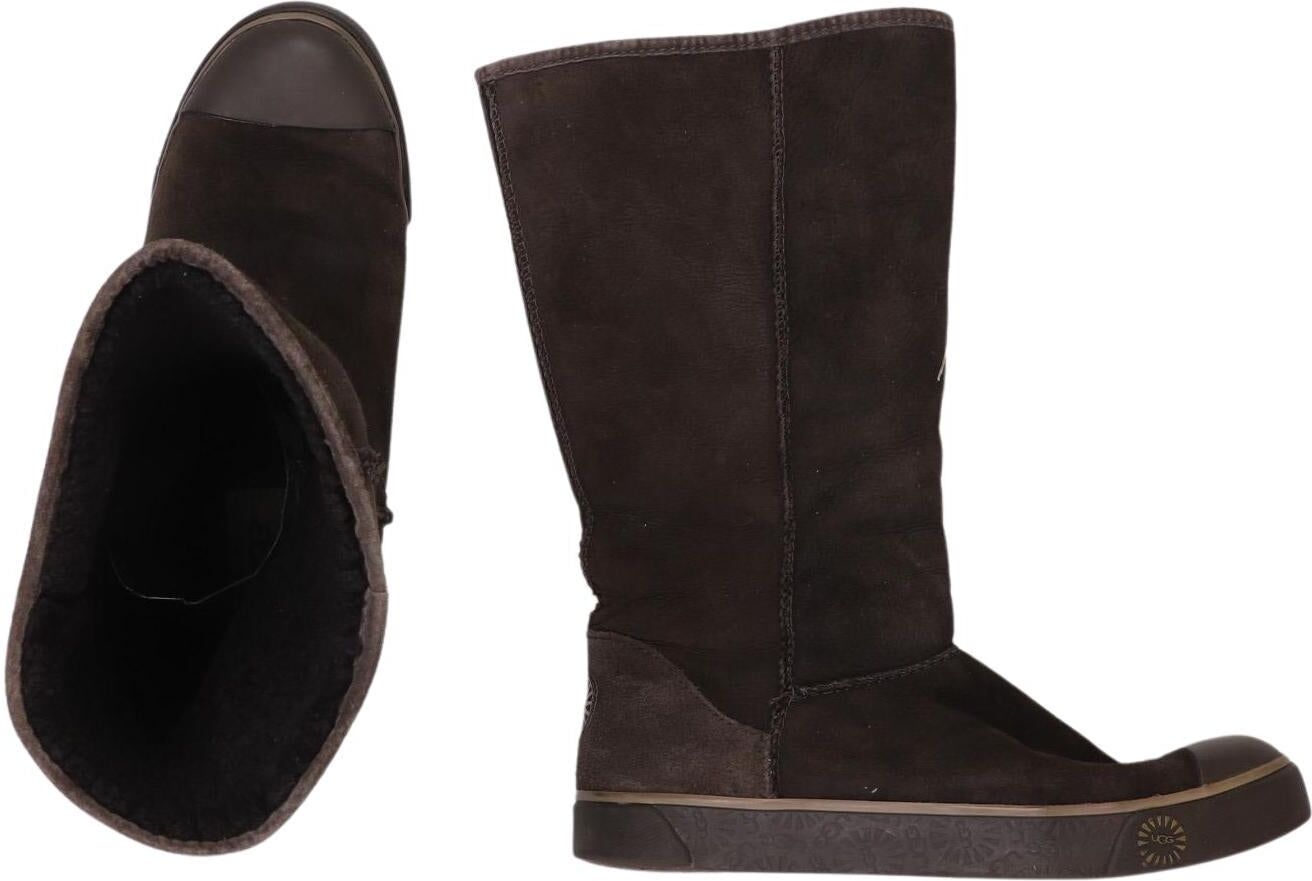 UGG Damen Stiefel, Braun, Gr. EU 38, Leder - Second Hand