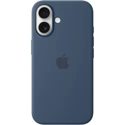 Apple Silicone Case with MagSafe (Apple iPhone 16), Smartphone Hülle, Blau