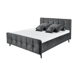 Kollektion Kraft Polsterbettgestell  Mariano C ¦ grau ¦ Maße (cm): B: 189 H: 108
