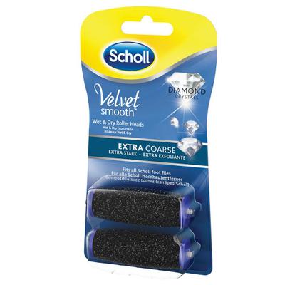 Scholl Velvet smooth Expr.Pedi Ersatzro.ex.stark 2 St Hornhautentferner