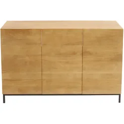 Massives Badezimmermöbel aus Mangoholz L120 cm YPSTER