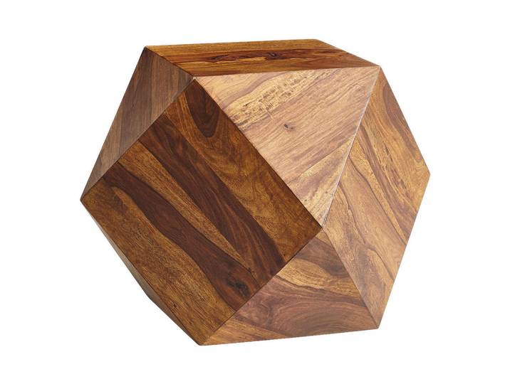 Mid.you Couchtisch, Sheesham, Holz, Sheesham, massiv, quadratisch, 56x42.50x57 cm, Holzmöbel, Holztische, Couchtische Holz