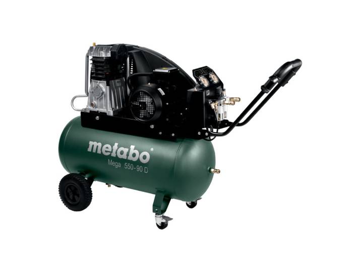 Metabo - Compresseur Mega 550-90 D - Débit Effectif 360 L/min