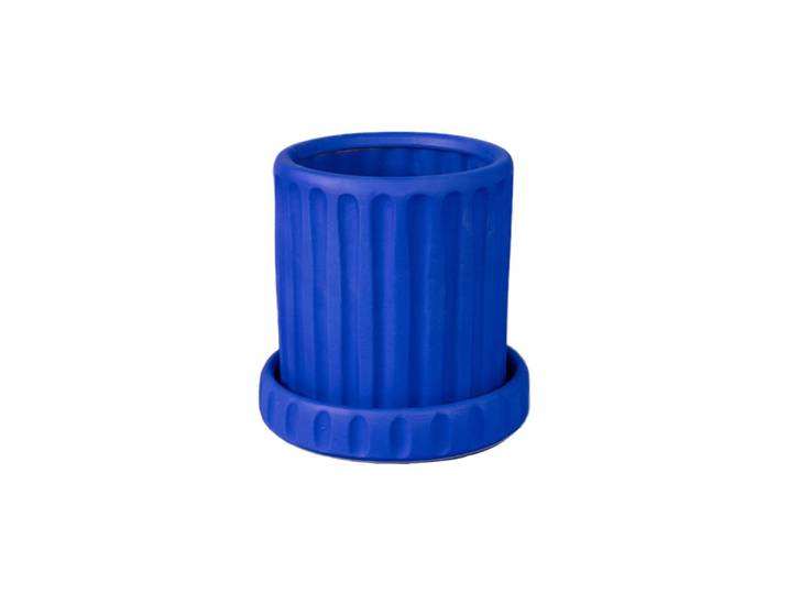 SELETTI vase MAGNA GRAECIA DORICO (Bleu - Terre cuite)