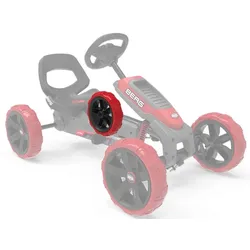 BERG Rad für Reppy Rebel Pedal-Gokarts, hinten links, 10x2.5, schwarz-rot