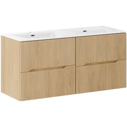 DOPPELWASCHTISCH 120.4cm Isaline Helle Eiche