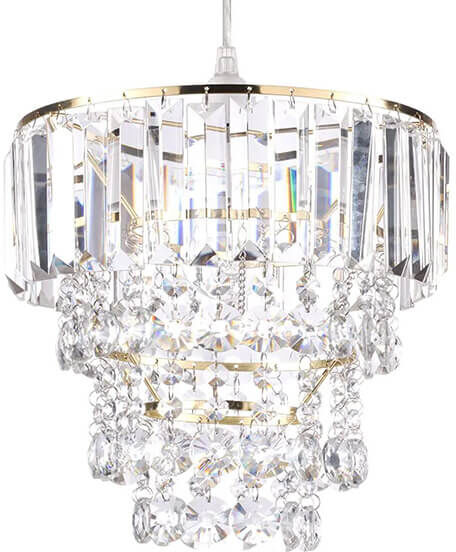BHS Paladina Brass Easyfit Shade