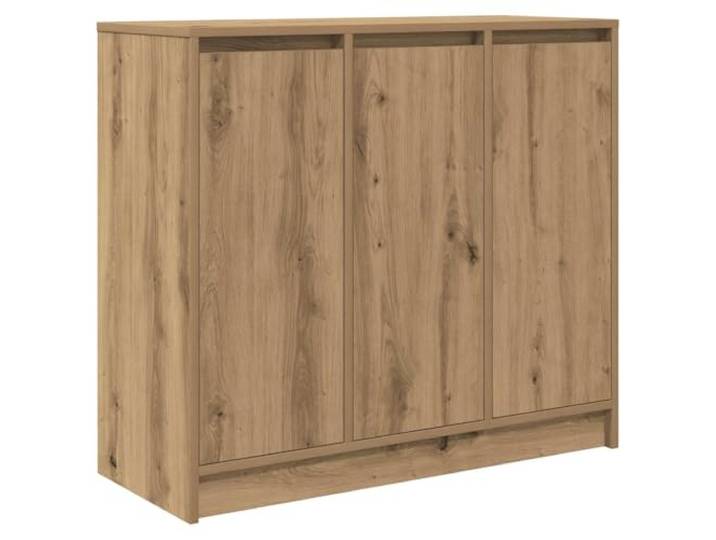 GFMGUEMV Sideboard Artisan-Eiche 85x34x76 cm Holzwerkstoff Stauraum Holzwerkstoff, glatte Oberfläche, 85x34x76 cm, Artisan-Eiche, Türfach, pflegeleicht