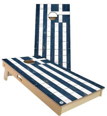 Skip's Garage Greece Flag Outdoor Cornhole Board Set