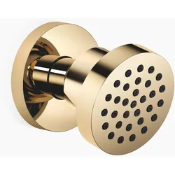 Dornbracht Seitenbrause ohne Mengenregulierung, flowReduce, Durchfluss 5 l/min, 28518979-09, Farbe: Messing