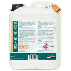 INOX Bremsreiniger Kanister 5 L Bremsenreiniger Wirkstoffe,Treibmittel sind ohne ozonschädigende Substanzen