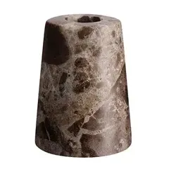 Piffany Marble mini Tafelkerzenhalter Braun 3,7x5cm