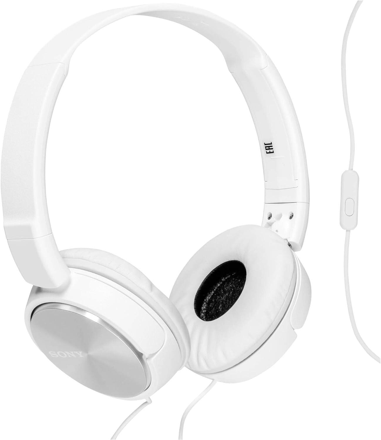 Sony MDR-ZX310AP Kopfhörer, Weiß MDRZX310APW.CE7