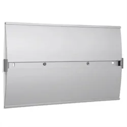 Schild Elegantes Leitsystem, Ausführung Wandmontage, Alu, eloxiert, 400x200 mm