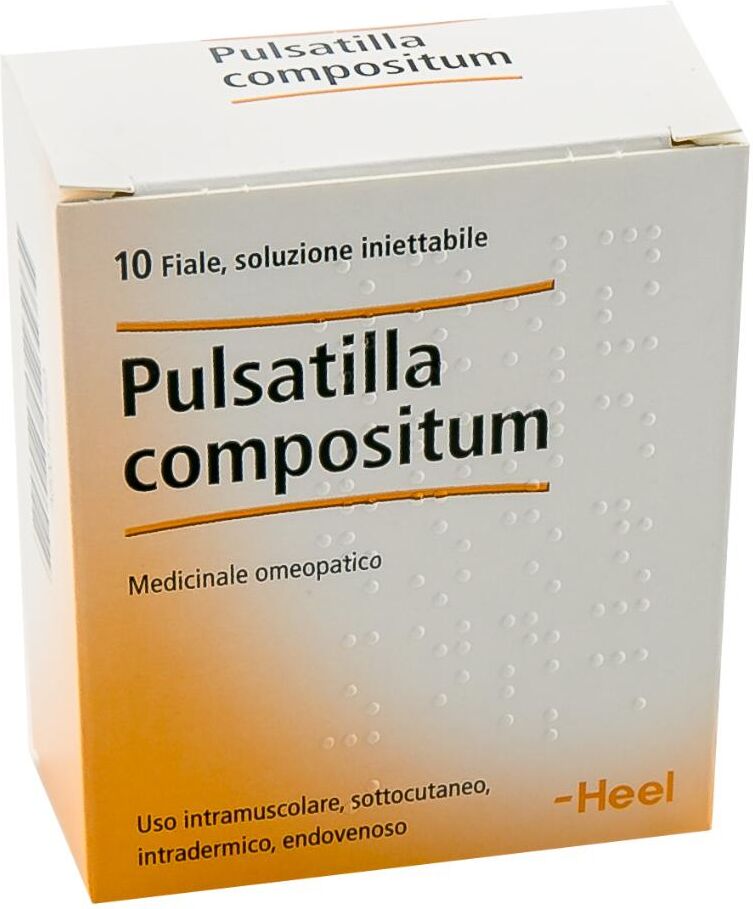 GUNA SpA Pulsatilla Compositum 10 Fiale da 2,2ml - Medicinale Omeopatico, Rimedi Naturali, Salute Olistica