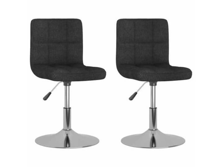 LMTYOENFG Esszimmerstühle 2er Set Drehbar Höheneinstellbar Schwarz Stoff Ergonomische Küchendrehsessel mit Stufenloser Höhenverstellung und 360 Grad Rotation für Essbereich und Wohnzimmer.