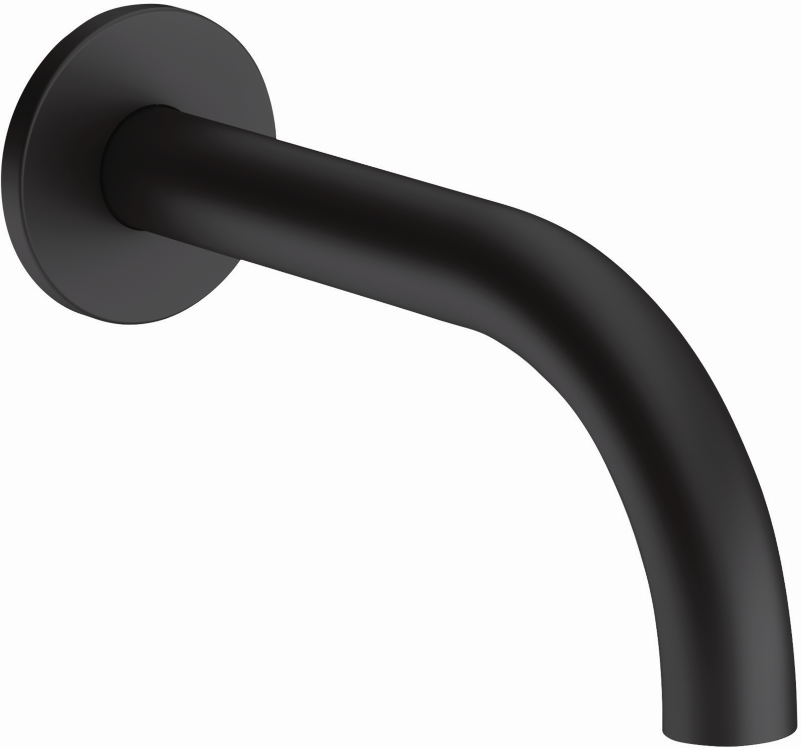 Kludi Bozz match0 3850539 saillie 160 mm, noir mat / chromé