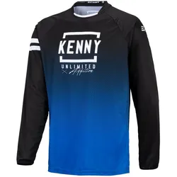 Kenny, Unisex, Velotrikot, Elite (XXL), Blau, XXL