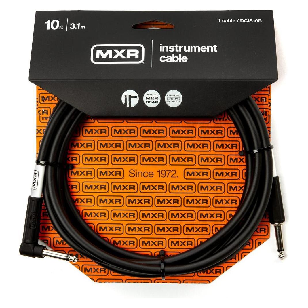 Mxr Standard-Instrumentenkabel mit rechtwinkligem Stecker, 3 m, schwarz (3 m) (52964619)