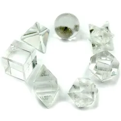 Geometric Seven Piece Crystal Set