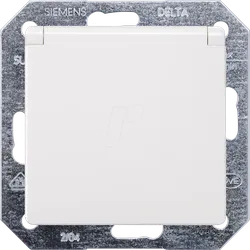 SIE 5UB1917 - DELTA i-system, titanweiß Schutzkontakt-Steckdose 10/16A 250V