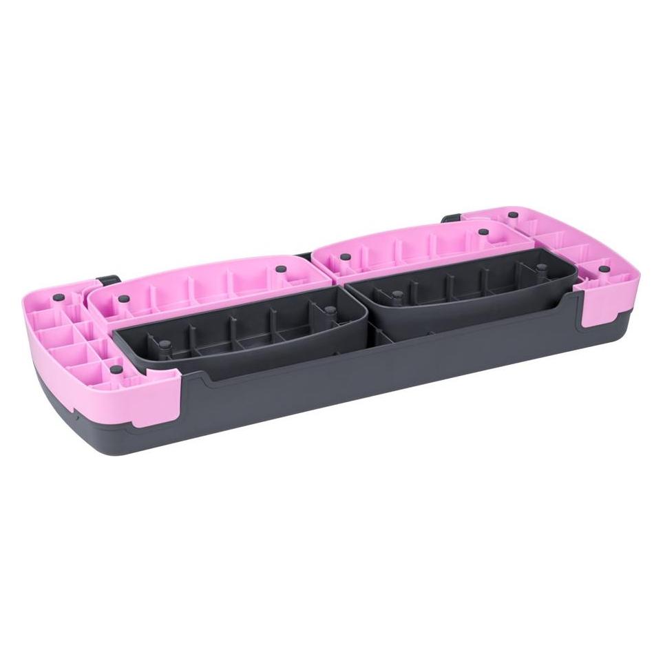 Rebel Step für Aerobic- und Fitnessübungen 3 Stufen grau-lila ACTIVE (RBA-3225-PU)