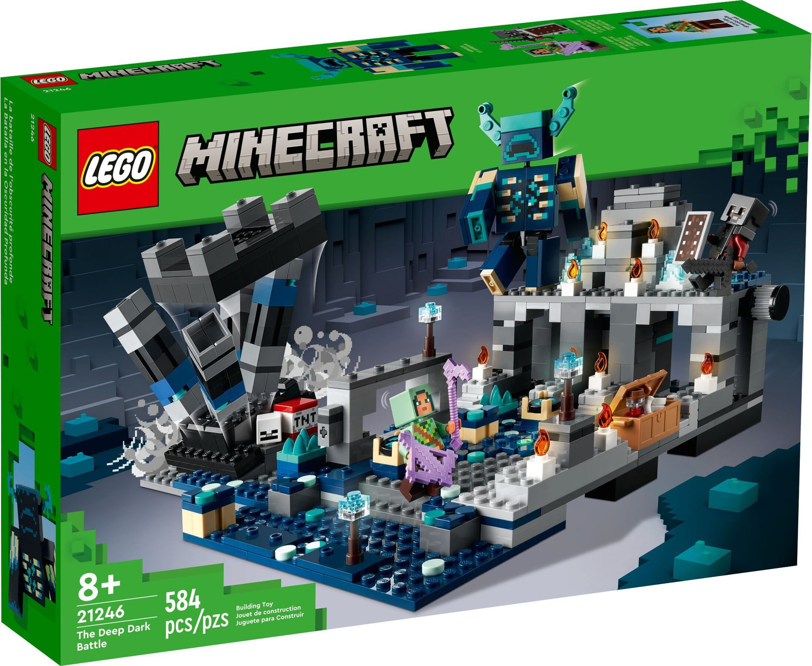 LEGO Minecraft 21246 Het Duel in de Duisternis