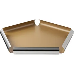Serviertablett Garçon fünfeckig 33 x 35 cm
