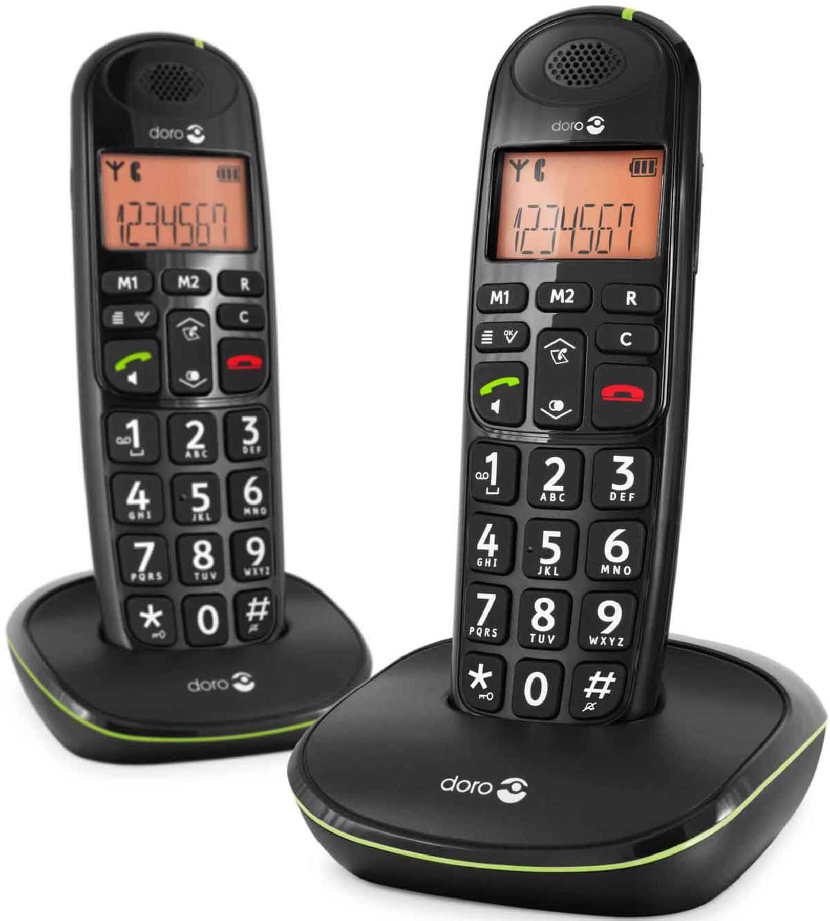 Doro DECT-Telefon 380100#2801888 schnurlos)