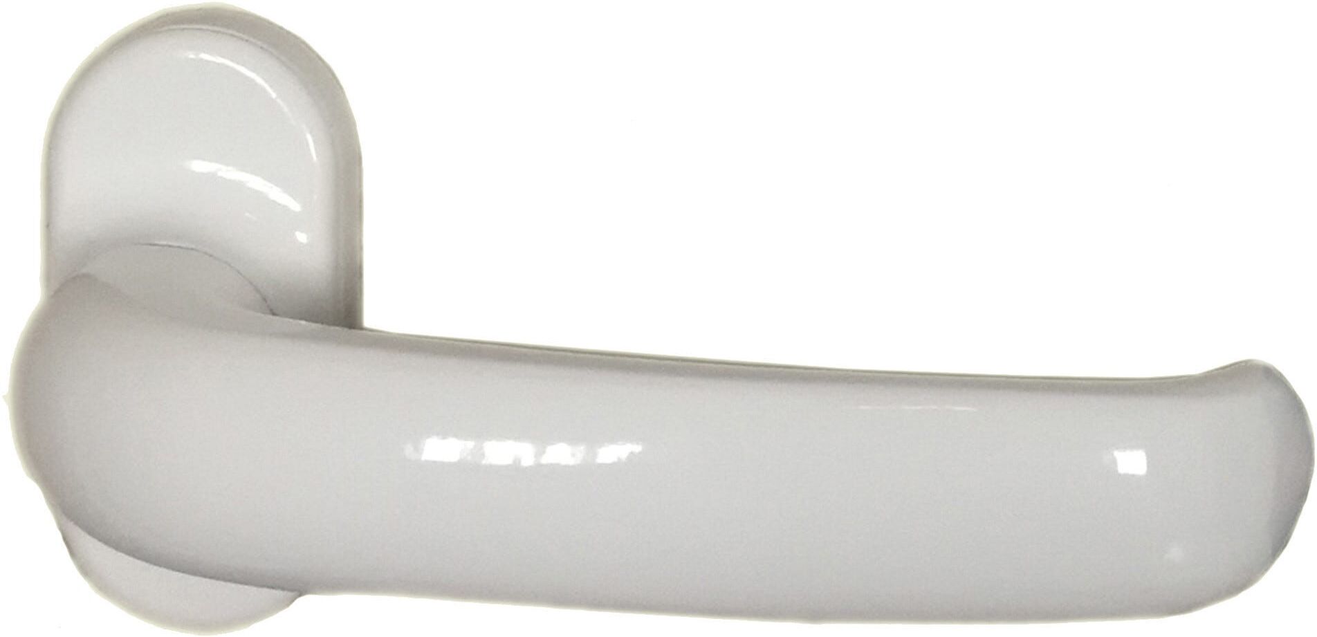 Tecnomat DOPPIA MANIGLIA IN ALLUMINIO BIANCO - RAL 9010