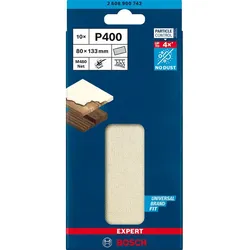 Bosch Expert Netzstruktur-Schleifblätter M480 Net 80x133 K400 10er Pack, 2608900742