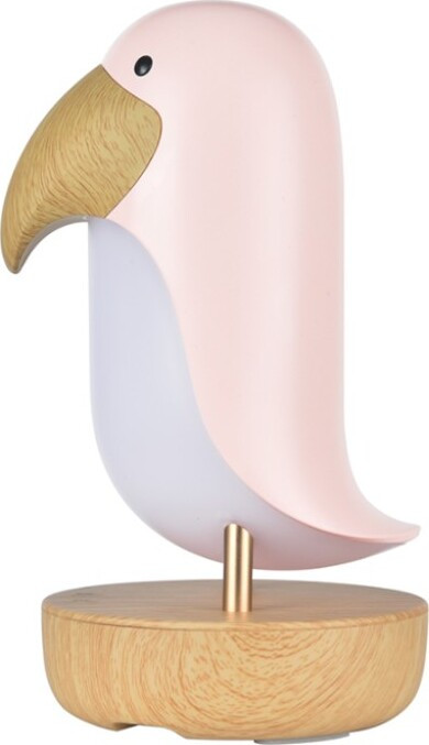 Puffin Rabbit & Friends konijnenlamp met speaker, roze, USB type C aansluiting