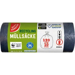 GUT&GÜNSTIG Müllbeutel 120,0 l schwarz