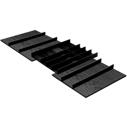 Move Besteckeinsatz Set Easy Line für Korpusbreite 1000 - 1200 mm, Besteckkasten, Schwarz