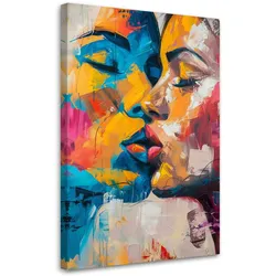 LEINWANDBILD Liebeskuss 70x100cm