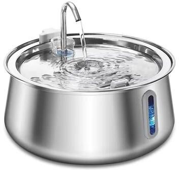Inspire Essentials AquaFlow Stainless Steel Pet Water Fountain 4L Automatic Water Dispenser only Water Fountain 4l
