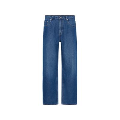 Loose-fit-Jeans SOLID "SOLID SDTOMMY-VANKO", Herren, Gr. 33/32, Länge 32, blau (dunkelblau denim), 100% Baumwolle, unifarben, normal, Jeans