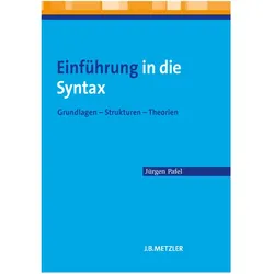 Einführung in die Syntax, Fachbücher von Jürgen Pafel