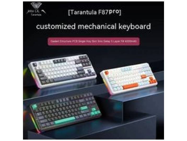 Aula F87pro Mechanisch Toetsenbord 2.4G/Usb/Bluetooth Tri Mode Draadloze 87 Key 5 Layer Silencing Vulling Geschikt Voor Gaming + Typen