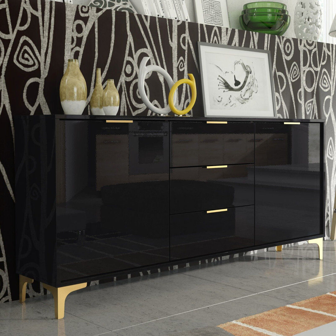 Fairmont Park Muskogee TV Stand for TVs up to 48" Black 48"
