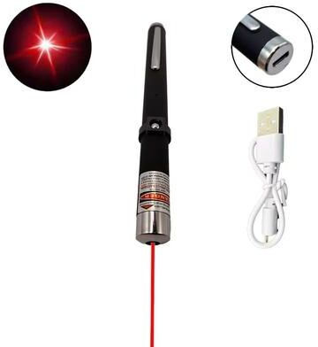 Inspired Finds 2 in 1 Mini Laser Pointer And LED Pet Training Flashlight For Cats And Small Pets usb red