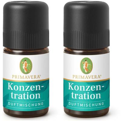 Konzentration Duftmischung ätherisches Öl 2x 2x5 ml Ätherisches