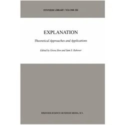 Explanation, Fachbücher von Giora Hon, Sam S. Rakover